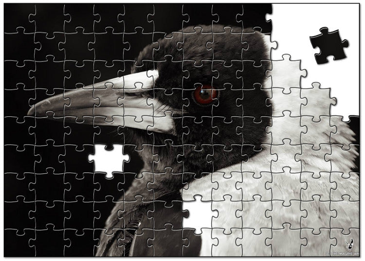 Magpie Jigsaw Puzzle - Magpie Portrait